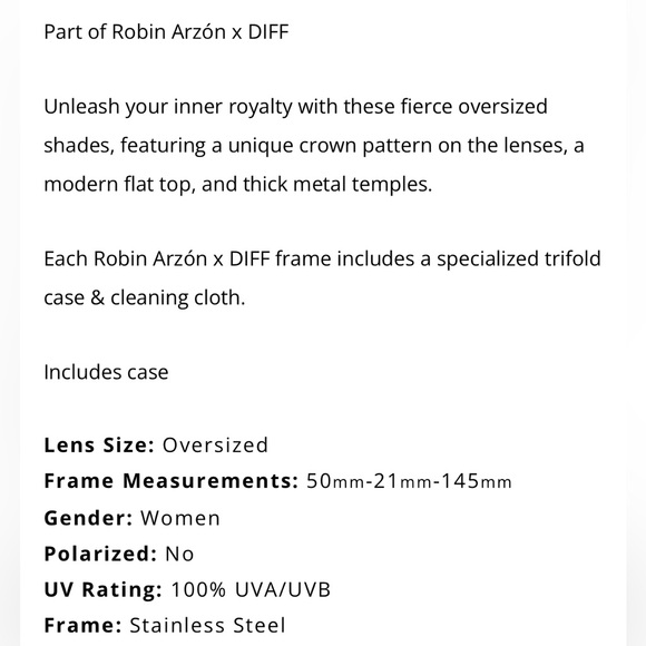 Diff X Robin Arzón | La Reina Sunglasses - Picture 14 of 14